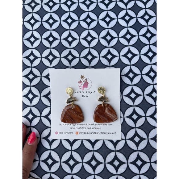 Handmade  Polymer Clay   Earrings - Picture 9 of 12